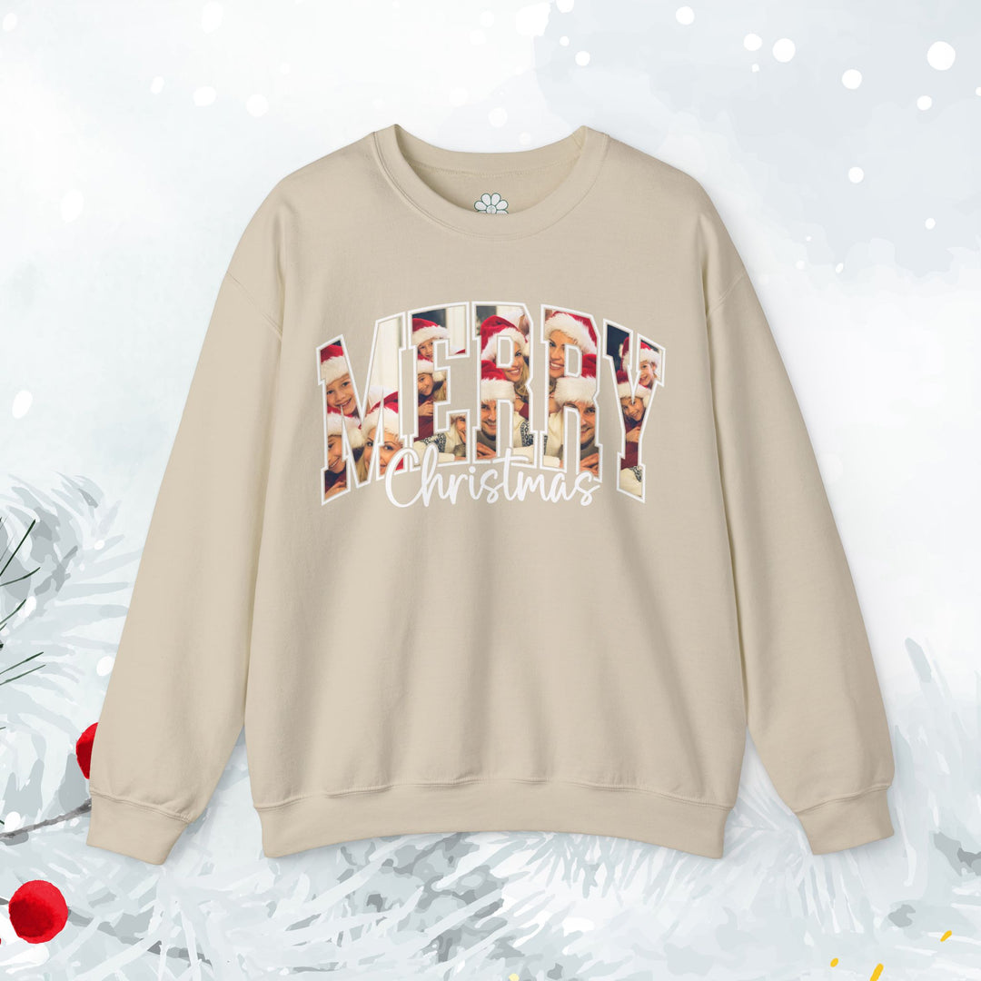 Holiday Family Sweatshirt, Personalized Shirt, Merry Christmas Shirt (S-3XL)