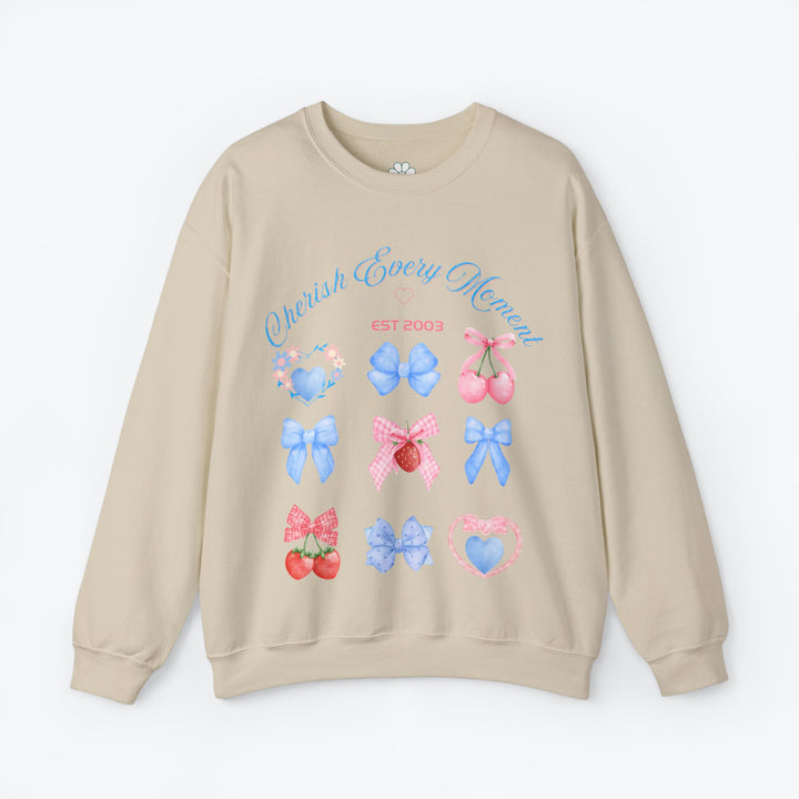 Personalized Self Love Sweatshirt, "Cherish Every Moment" Shirt. (S-3XL)