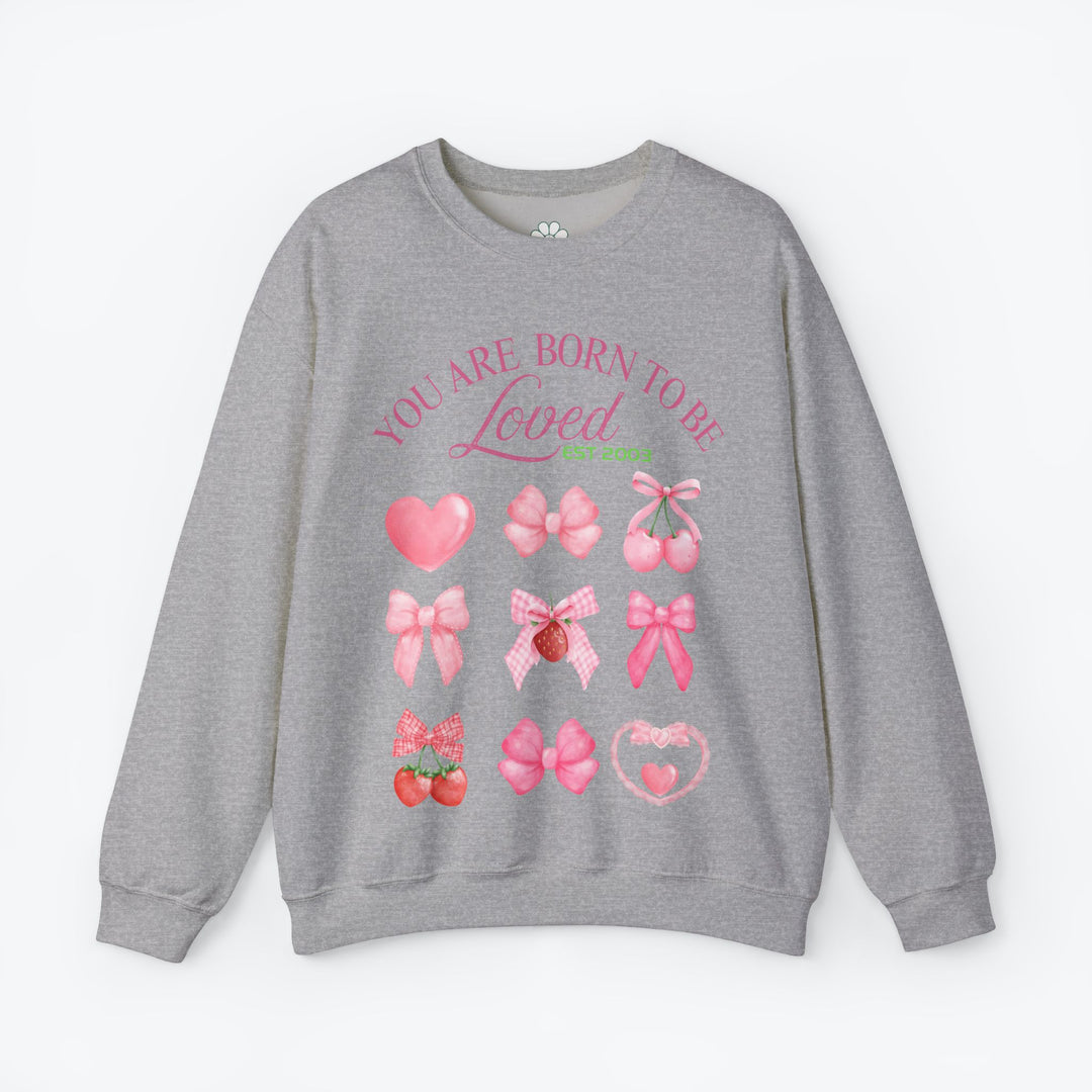 Personalized Self Love Sweatshirt, "You are Born To Be Loved" Shirt. (S-3XL)