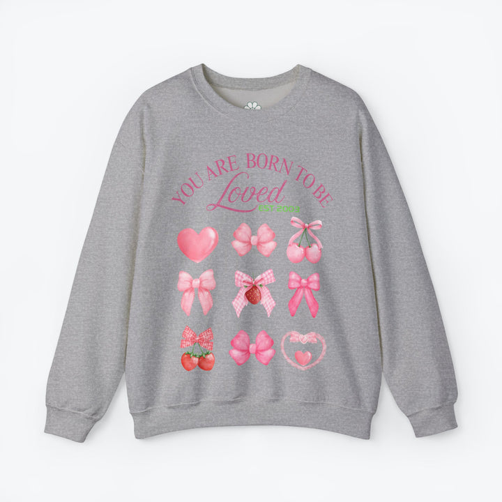 Personalized Self Love Sweatshirt, "You are Born To Be Loved" Shirt. (S-3XL)