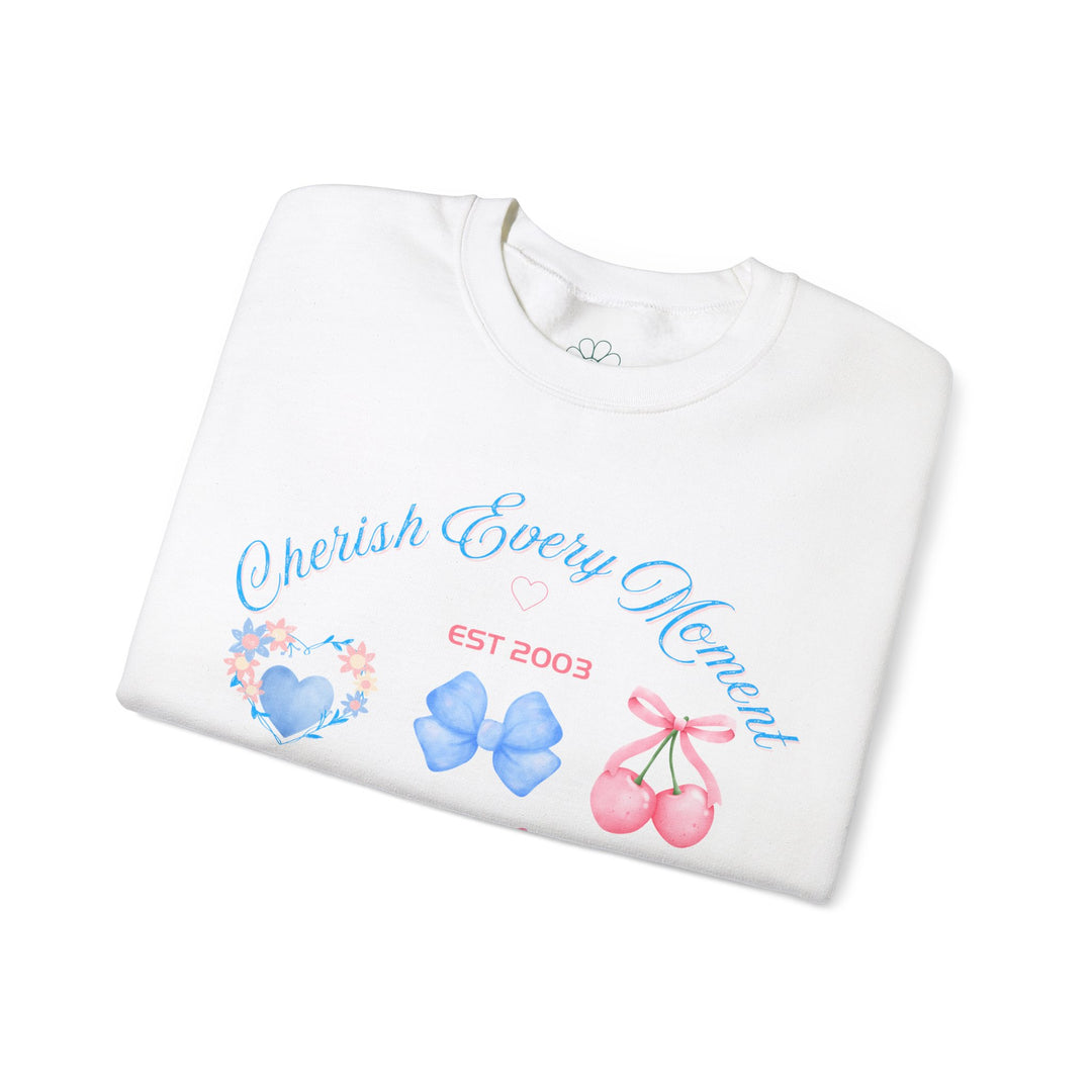 Personalized Self Love Sweatshirt, "Cherish Every Moment" Shirt. (S-3XL)