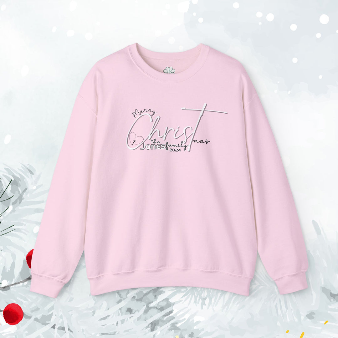 Personalized Merry CHRISTmas Sweatshirt