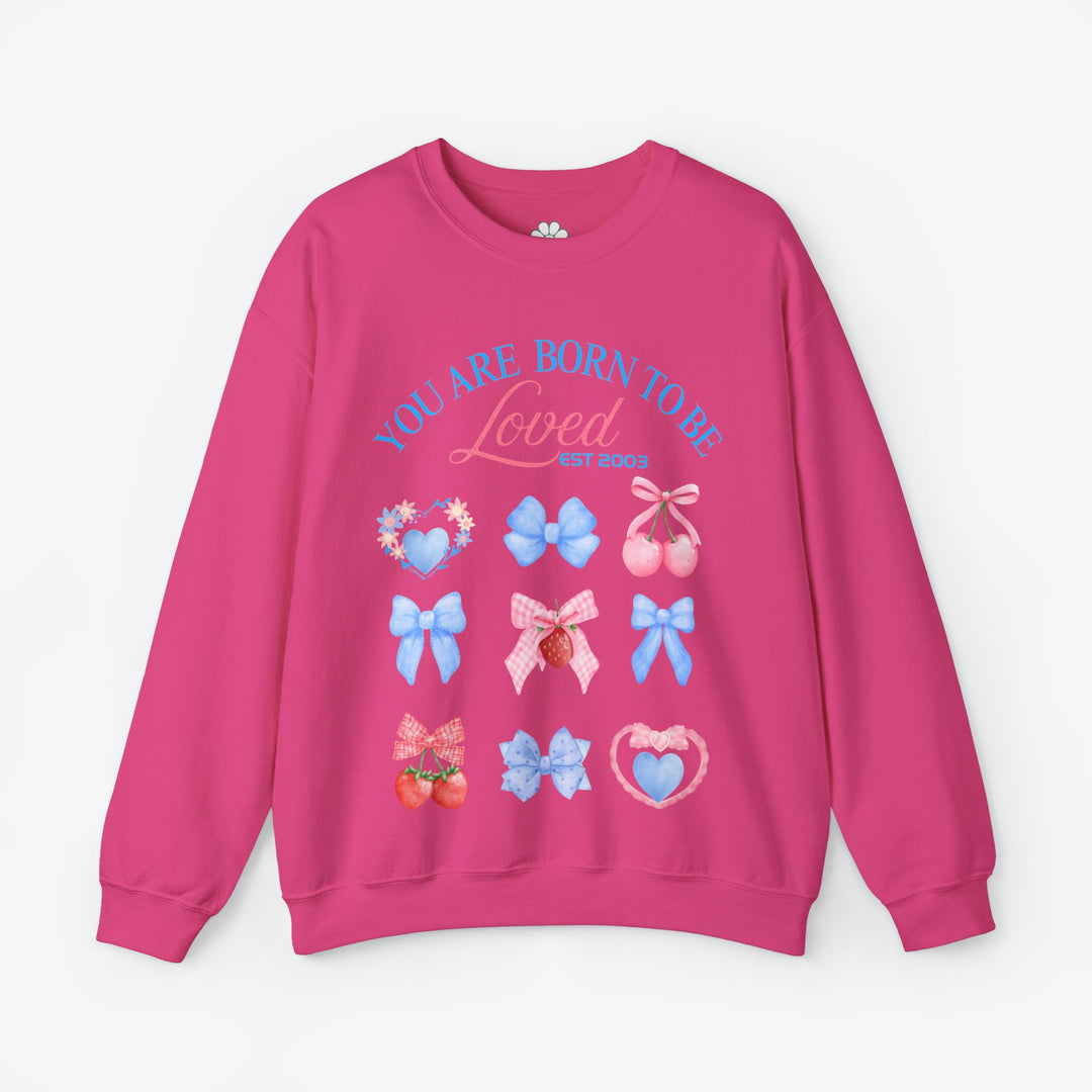 Personalized Self Love Sweatshirt, "You are Born To Be Loved" Shirt. (S-3XL)