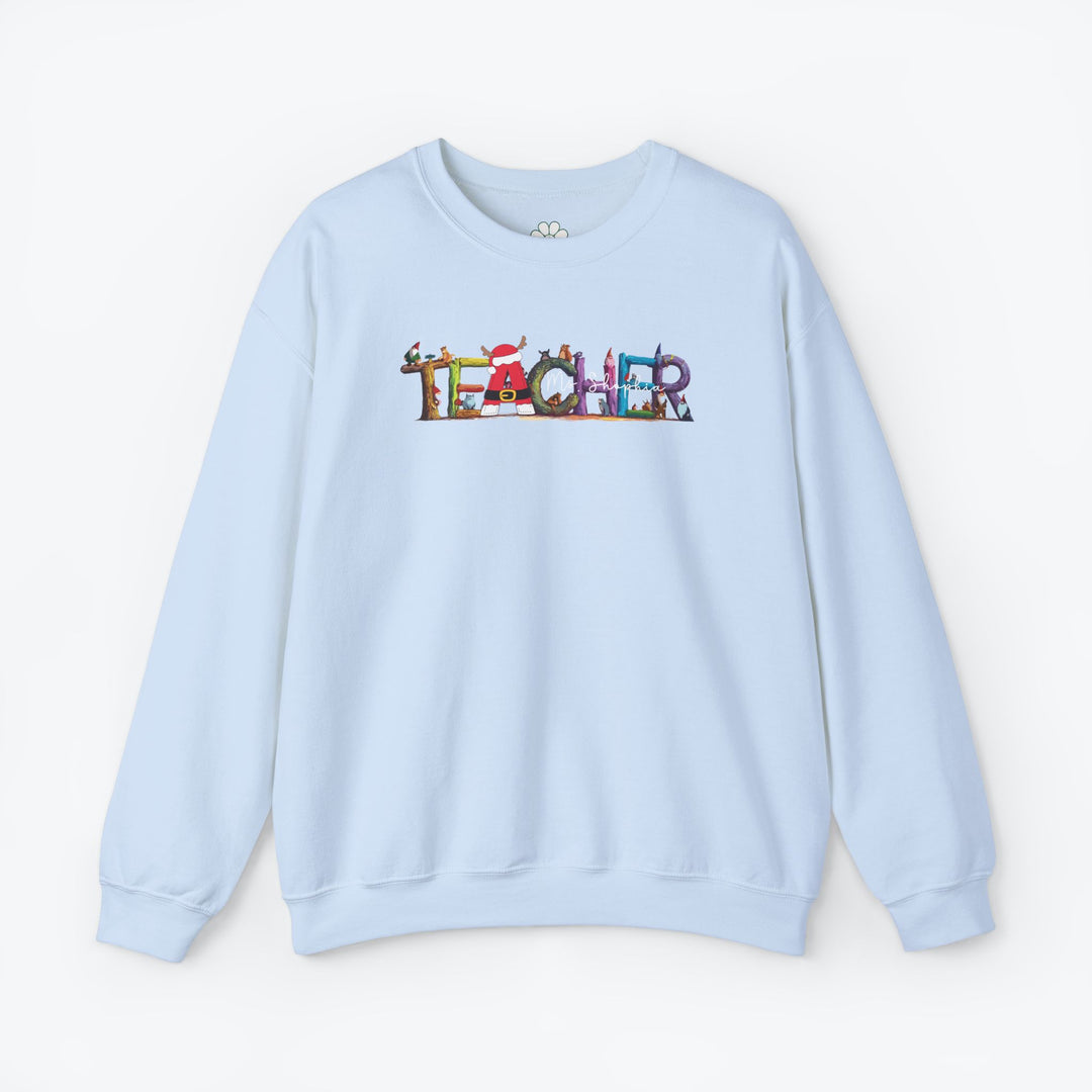 Personalized Christmas Teacher Sweatshirt (S-3XL)