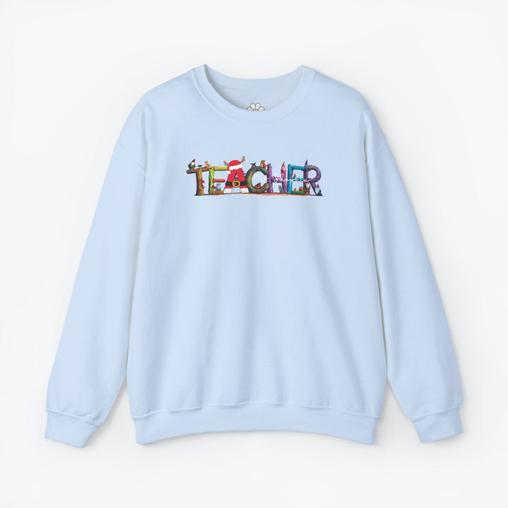 Personalized Christmas Teacher Sweatshirt (S-3XL)