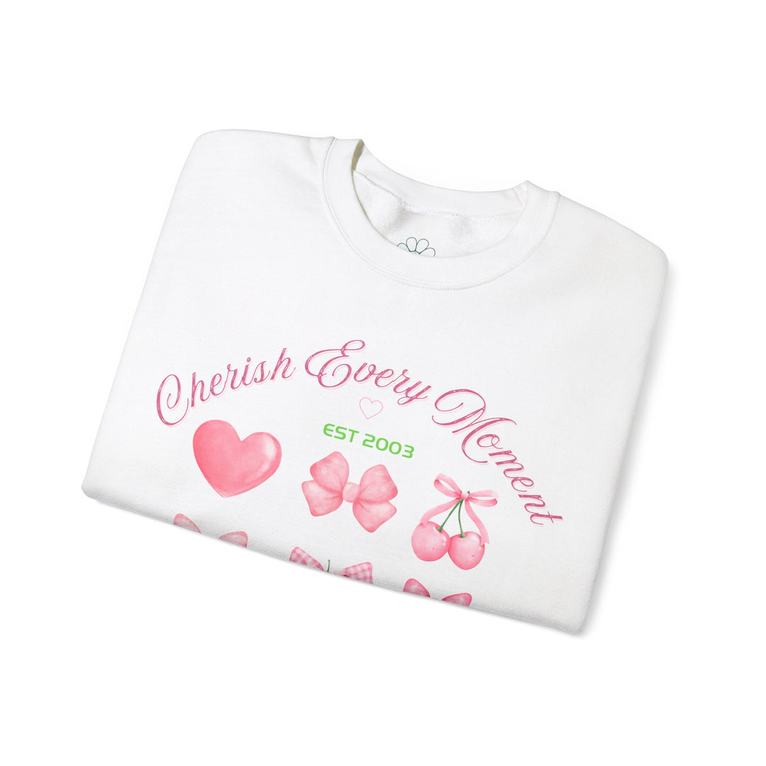 Personalized Self Love Sweatshirt, "Cherish Every Moment" Shirt. (S-3XL)