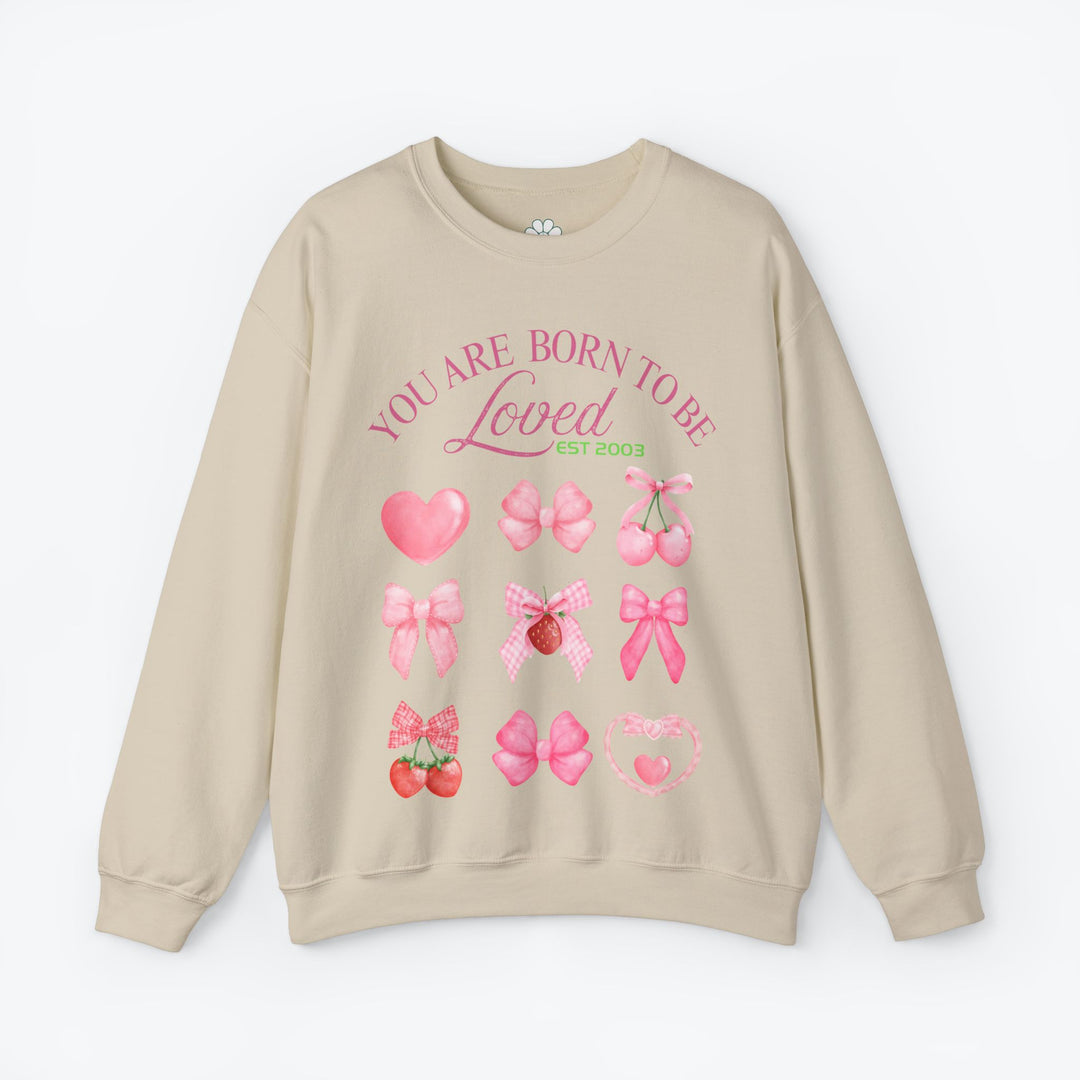 Personalized Self Love Sweatshirt, "You are Born To Be Loved" Shirt. (S-3XL)