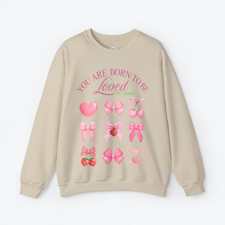 Personalized Self Love Sweatshirt, "You are Born To Be Loved" Shirt. (S-3XL)