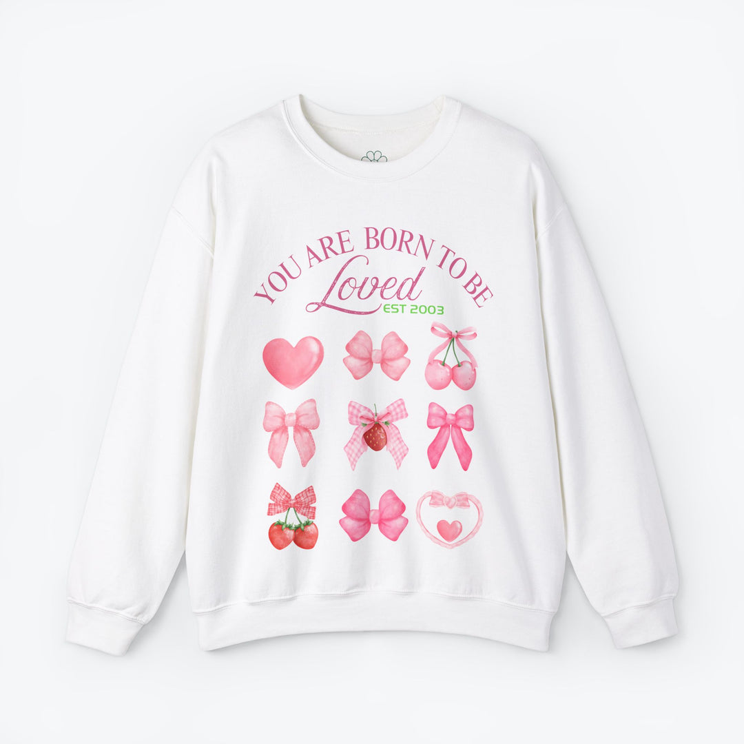 Personalized Self Love Sweatshirt, "You are Born To Be Loved" Shirt. (S-3XL)