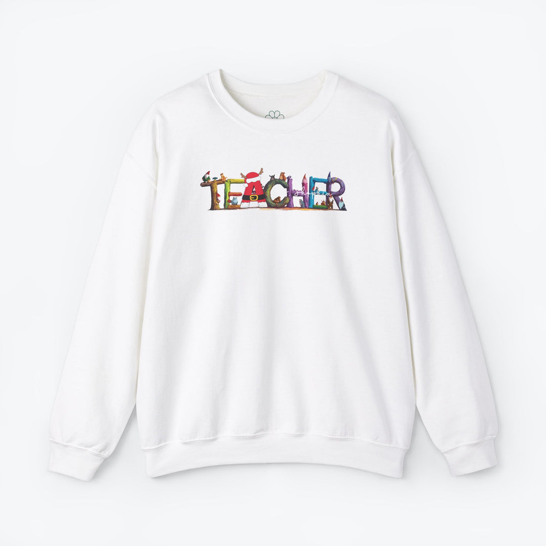 Personalized Christmas Teacher Sweatshirt (S-3XL)