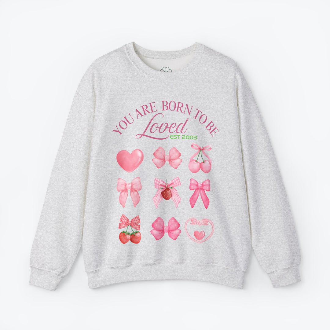 Personalized Self Love Sweatshirt, "You are Born To Be Loved" Shirt. (S-3XL)