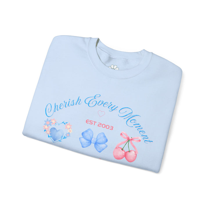 Personalized Self Love Sweatshirt, "Cherish Every Moment" Shirt. (S-3XL)