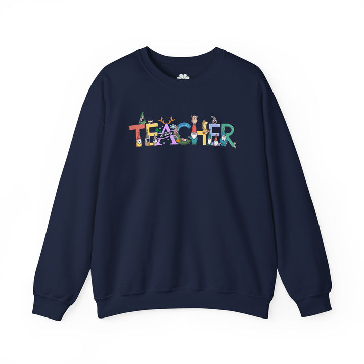 Personalized Christmas Teacher Sweatshirt (S-3XL)