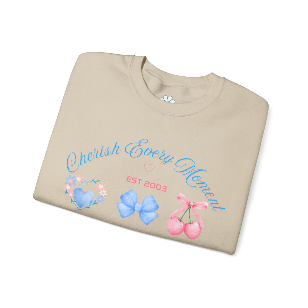 Personalized Self Love Sweatshirt, "Cherish Every Moment" Shirt. (S-3XL)