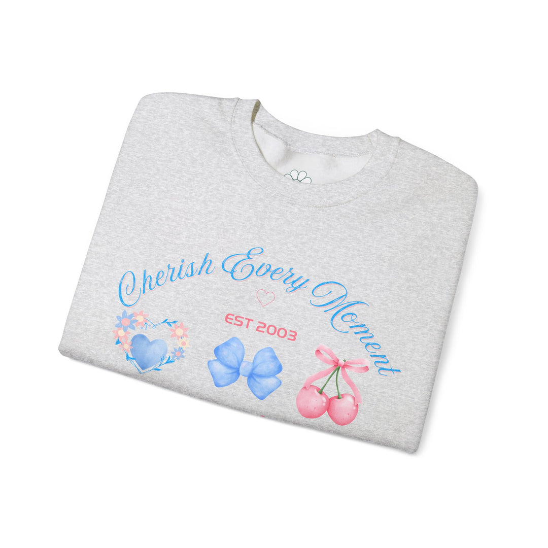 Personalized Self Love Sweatshirt, "Cherish Every Moment" Shirt. (S-3XL)