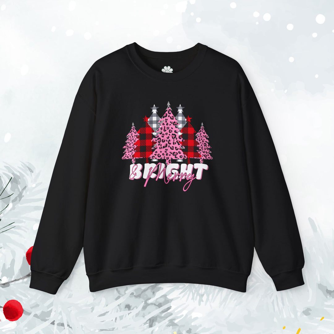 Merry & Bright Sweatshirt, Christmas Sweatshirt (S-3XL)