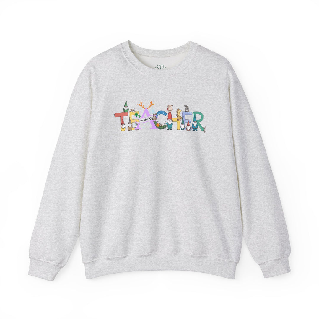 Personalized Christmas Teacher Sweatshirt (S-3XL)