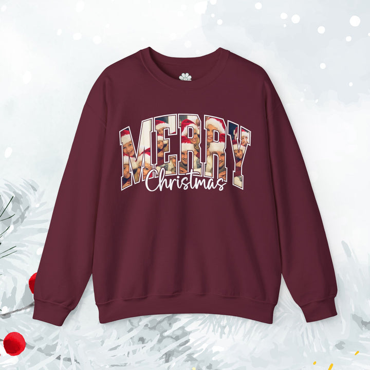 Holiday Family Sweatshirt, Personalized Shirt, Merry Christmas Shirt (S-3XL)