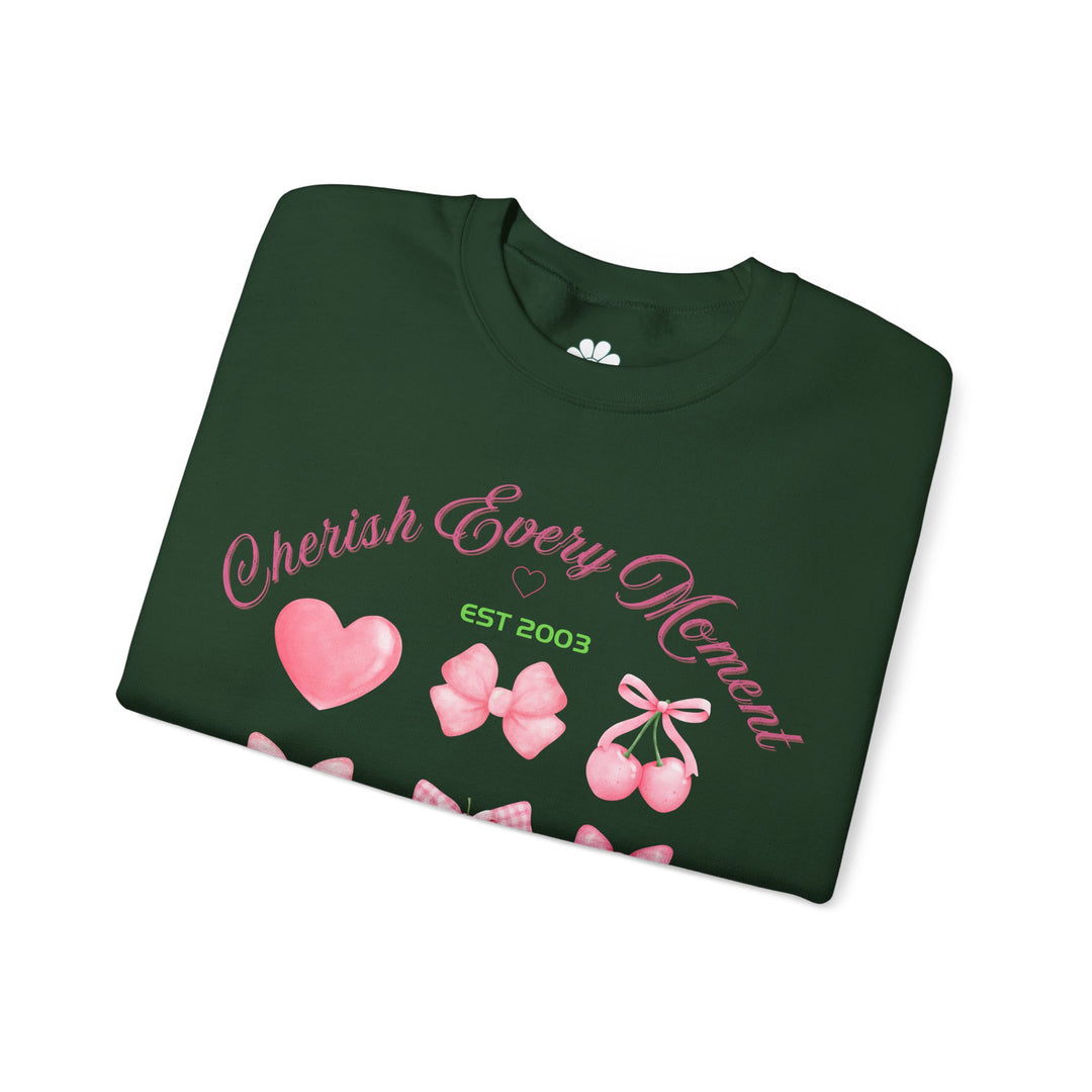 Personalized Self Love Sweatshirt, "Cherish Every Moment" Shirt. (S-3XL)