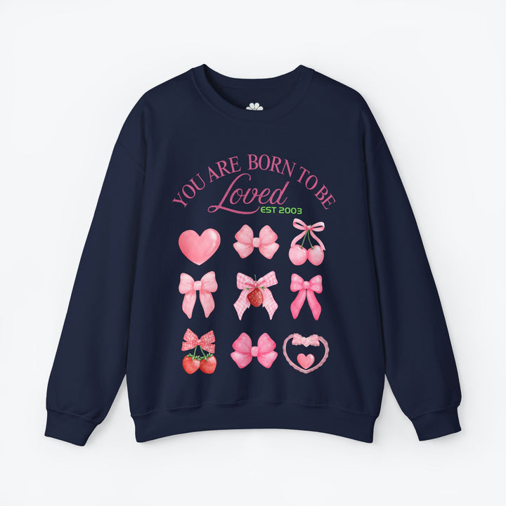 Personalized Self Love Sweatshirt, "You are Born To Be Loved" Shirt. (S-3XL)