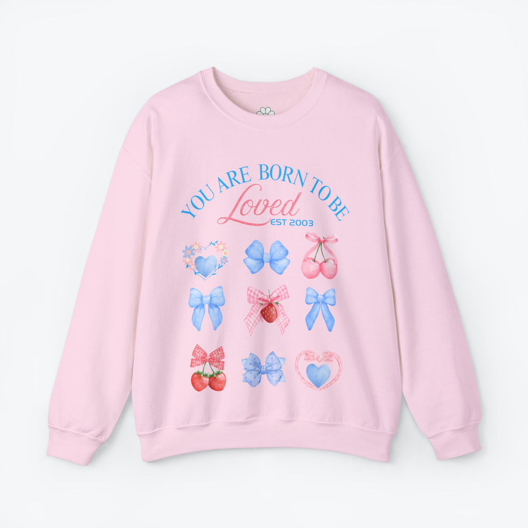 Personalized Self Love Sweatshirt, "You are Born To Be Loved" Shirt. (S-3XL)