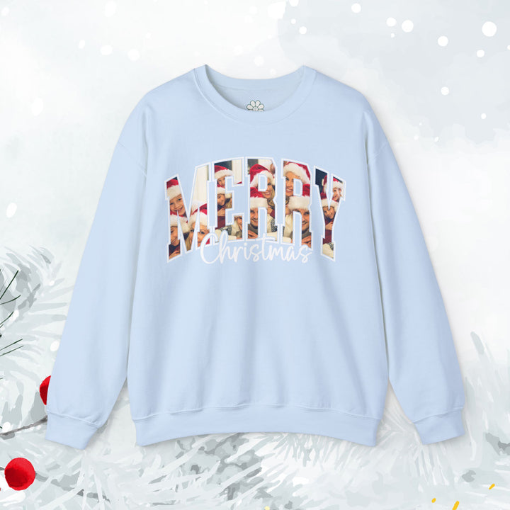 Holiday Family Sweatshirt, Personalized Shirt, Merry Christmas Shirt (S-3XL)