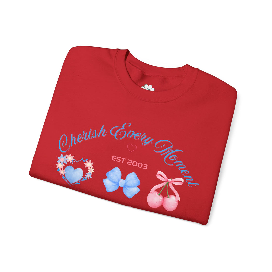 Personalized Self Love Sweatshirt, "Cherish Every Moment" Shirt. (S-3XL)