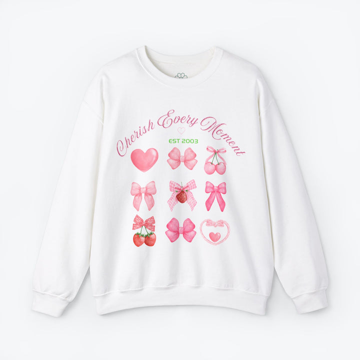 Personalized Self Love Sweatshirt, "Cherish Every Moment" Shirt. (S-3XL)