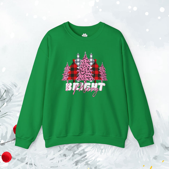 Merry & Bright Sweatshirt, Christmas Sweatshirt (S-3XL)