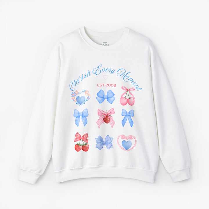 Personalized Self Love Sweatshirt, "Cherish Every Moment" Shirt. (S-3XL)