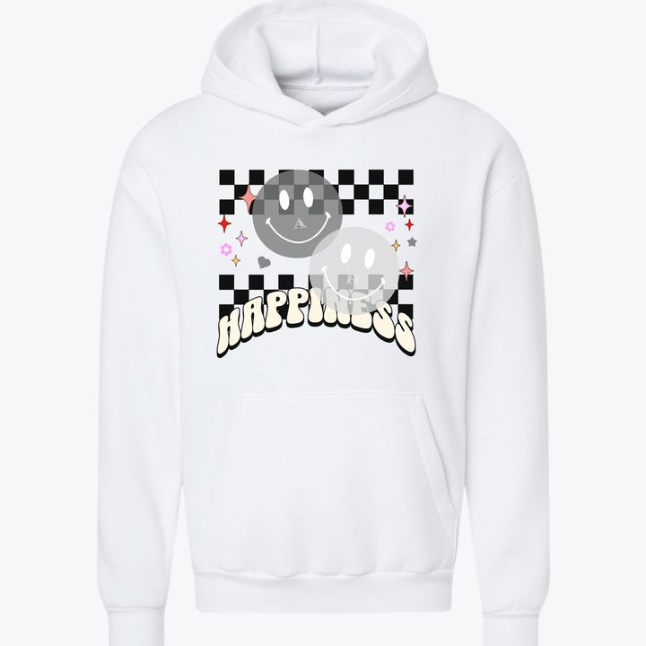 Happiness Custom Initial Premium Hoodie