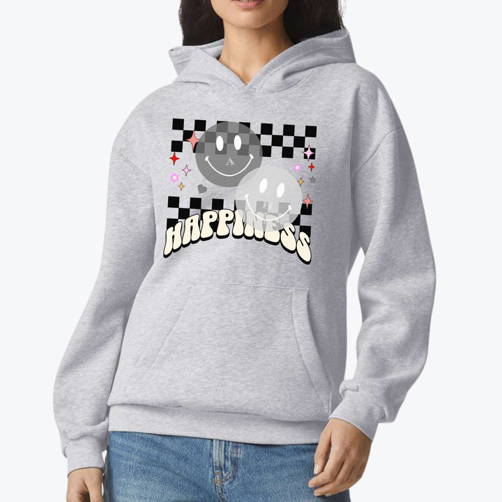 Happiness Custom Initial Premium Hoodie