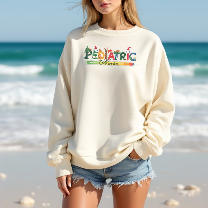 Pediatric Nurse Crewneck Sweatshirt (S-3XL)