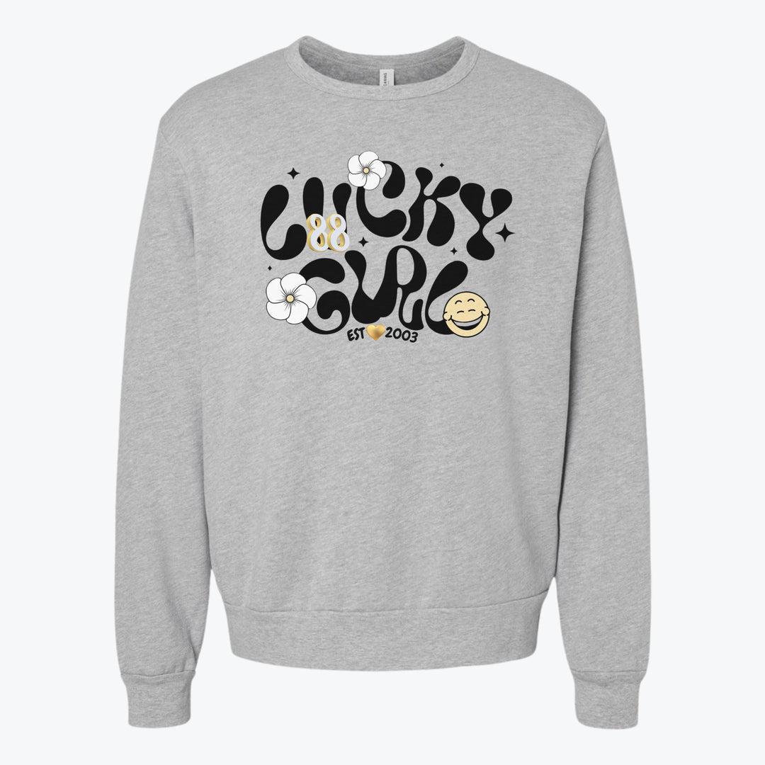 Lucky Charm 88 Personalized Oversized Premium Crewneck Sweatshirt .