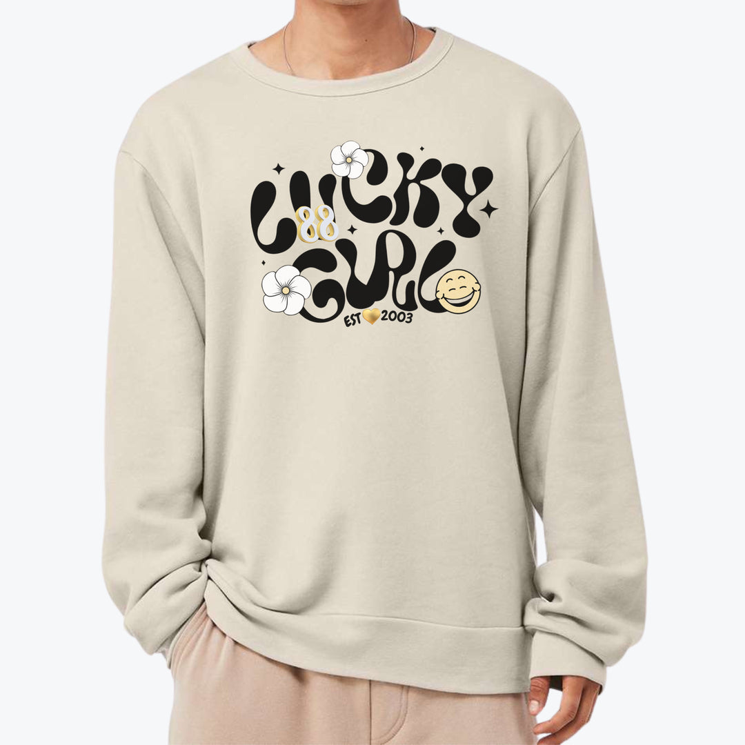 Lucky Charm 88 Personalized Oversized Premium Crewneck Sweatshirt .