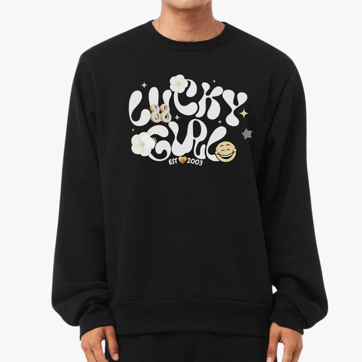 Lucky Charm 88 Personalized Oversized Premium Crewneck Sweatshirt .