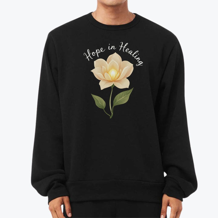 Hope in Healing Oversized Graphic Nurse, Medical Premium Crewneck Sweatshirt