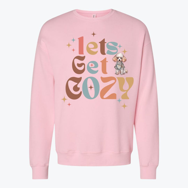 Let's Get Cozy Personalized Oversized Graphic Premium Crewneck Sweatshirt