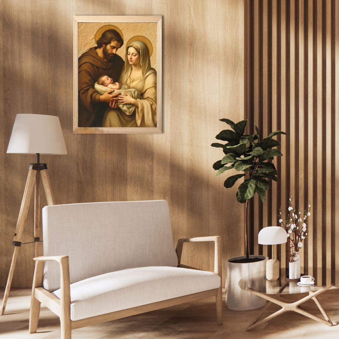 Holy Family Wall Art,  Wall Art Digital Download,  Christian Wall Art,