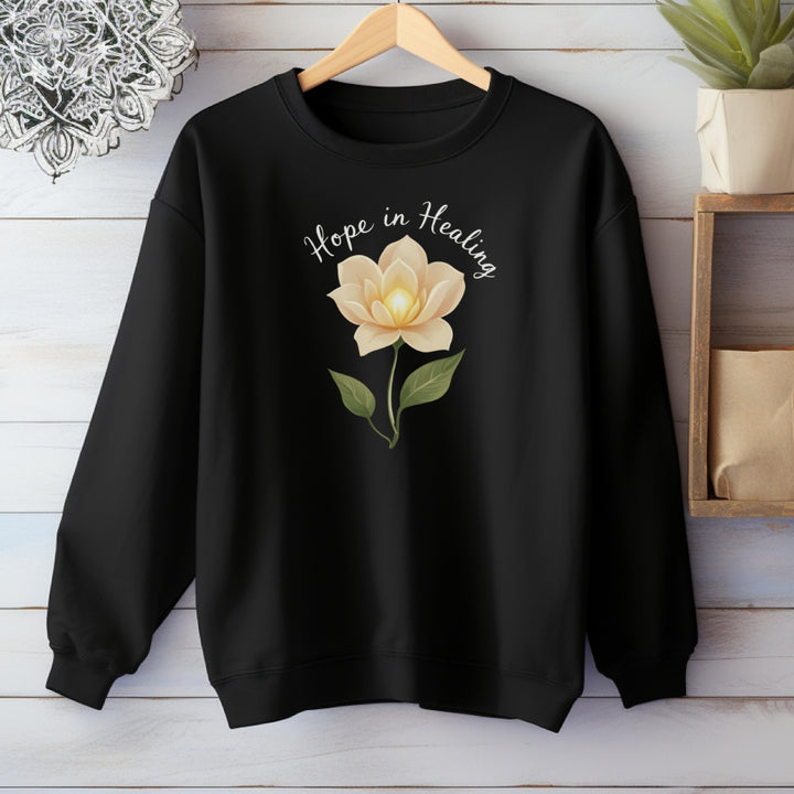 Hope in Healing  Graphic Nurse, Medical Crewneck Sweatshirt