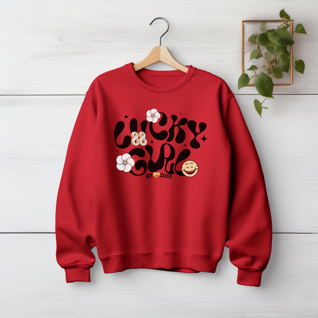 Lucky Charm 88 Personalized Crewneck Sweatshirt .