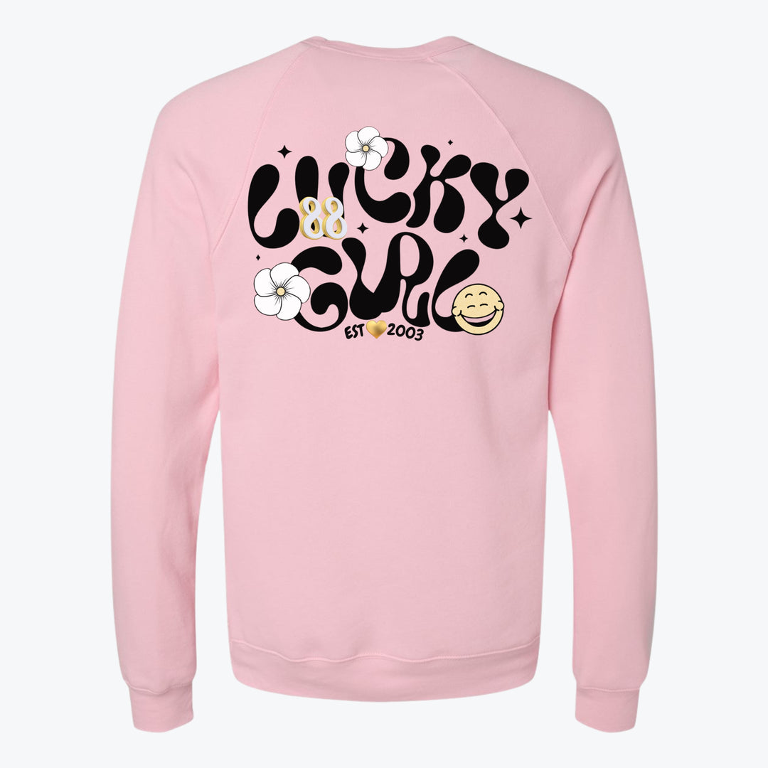 Lucky Charm 88 Personalized Oversized Premium Crewneck Sweatshirt .