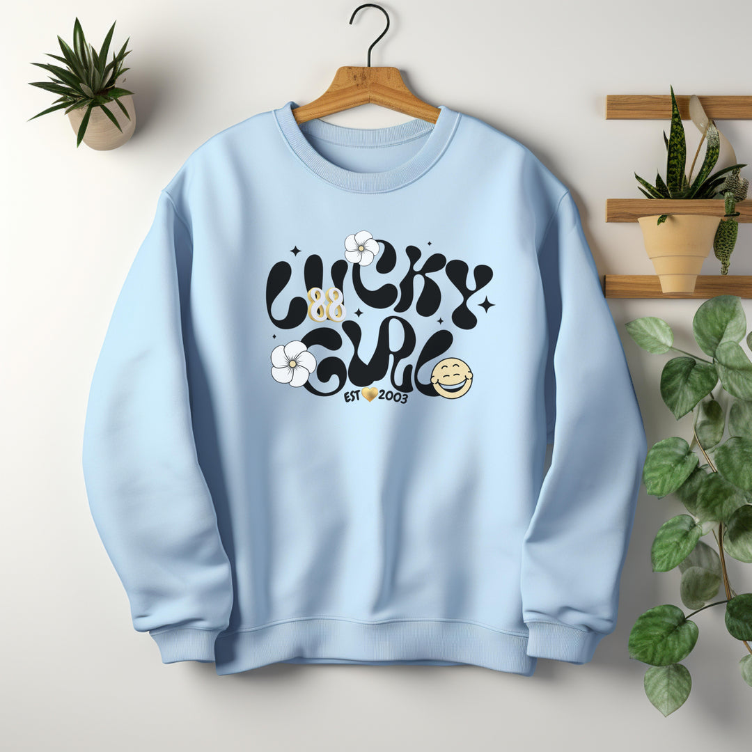 Lucky Charm 88 Personalized Crewneck Sweatshirt .