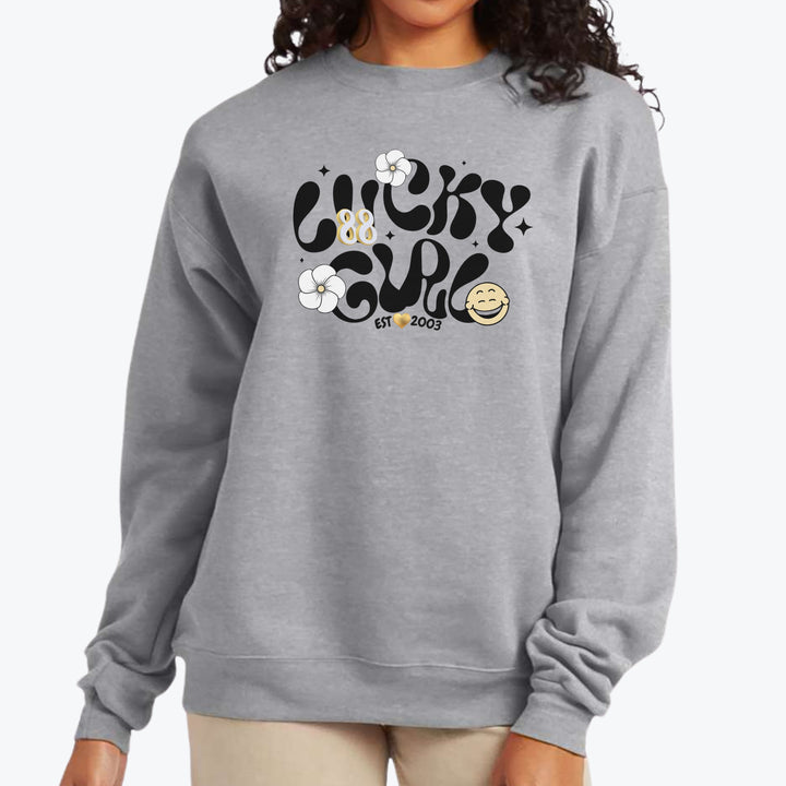 Lucky Charm 88 Personalized Crewneck Sweatshirt .