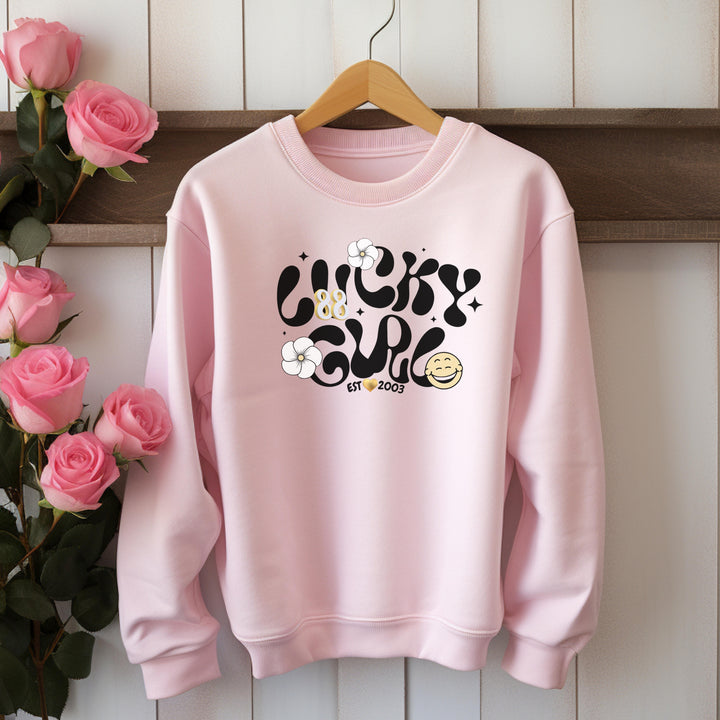 Lucky Charm 88 Personalized Crewneck Sweatshirt .